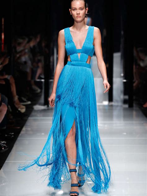 blue stripped versace dress|Versace ladies dresses.